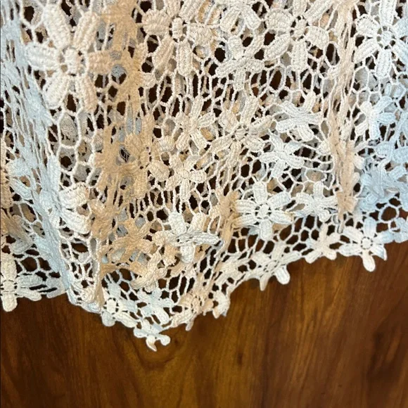 Cream Crochet Tank Top - Picture 3 of 6